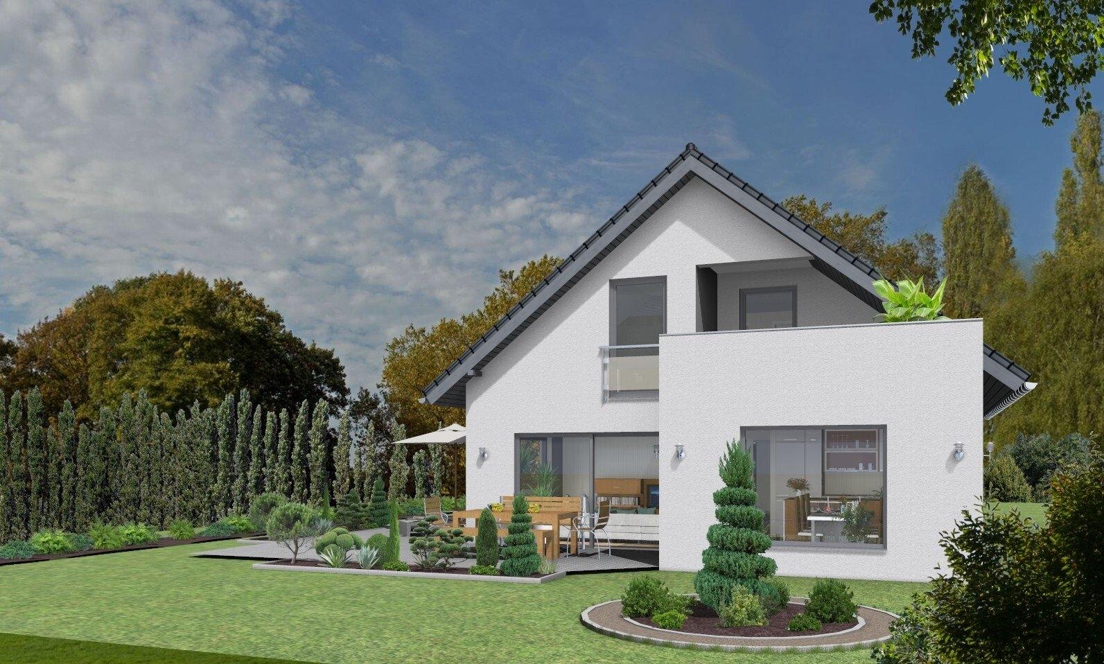 Großburgwedel BUNGALOW mit Raum für Büro oder Pflegekraft im DG III mit LOGGIA 3D-Welcome