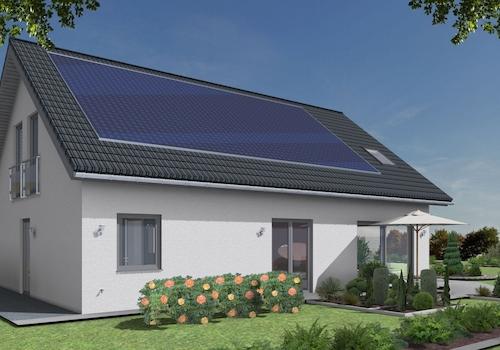 Großburgwedel BUNGALOW mit Raum für Büro oder Pflegekraft im DG mit integrierter LOGGIA 3D-Home