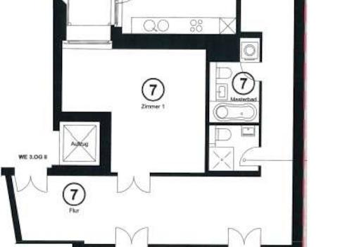 Grundriss WE7