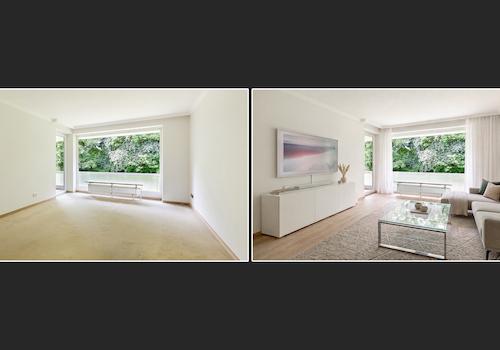 Wohnzimmer Vorher-Nachher