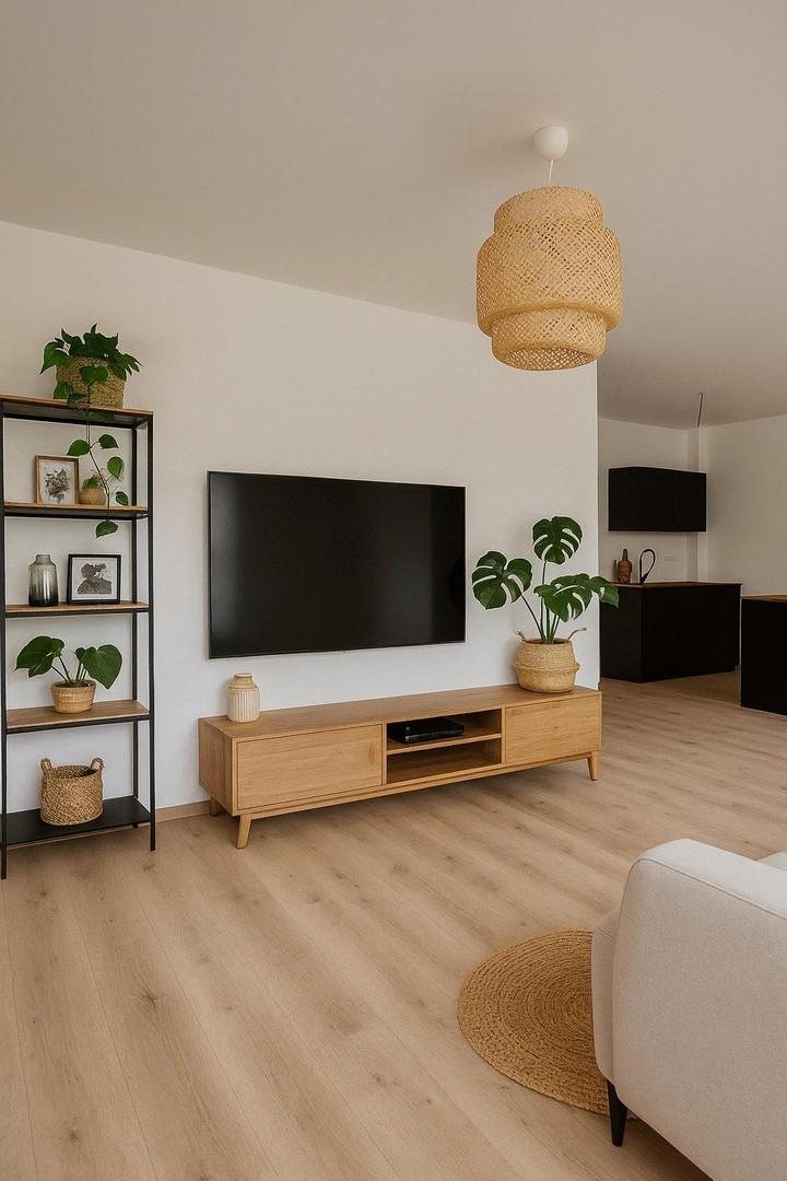 Wohnbereich visualisiert