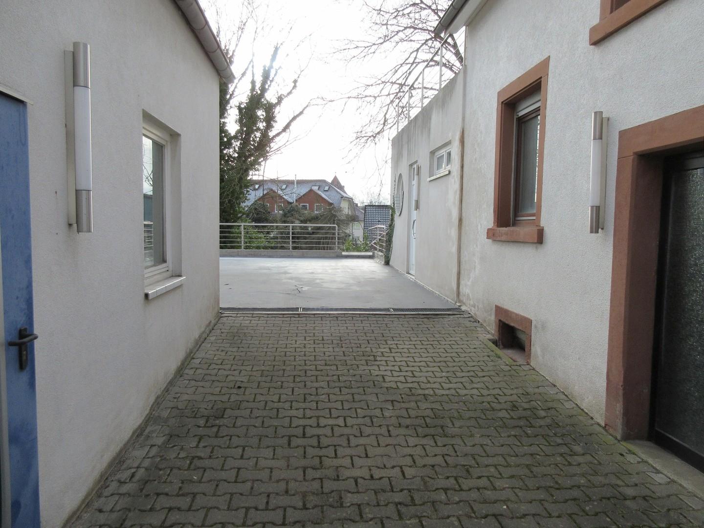 Einfahrt Parkdeck