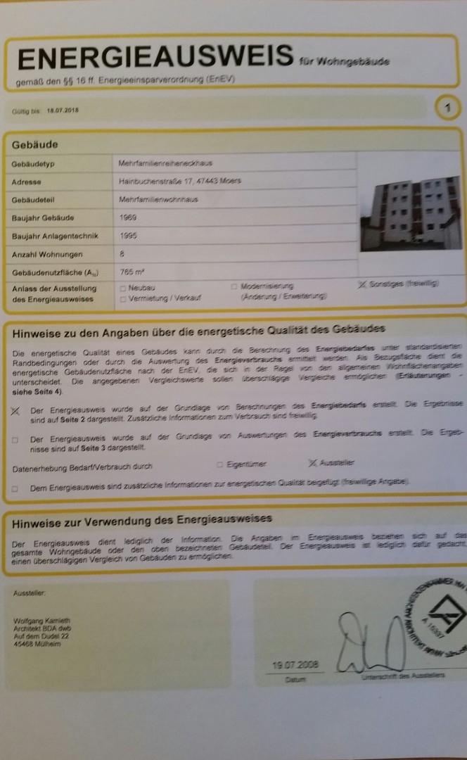 Energieausweis Seite 1