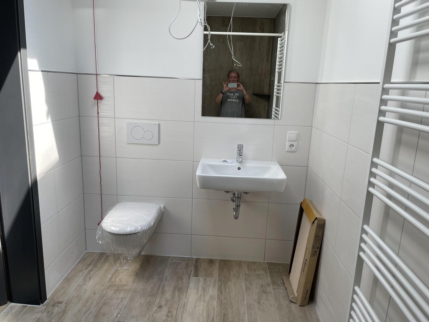 Badezimmer mit Tageslicht