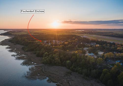 idyllische Lages des Fischerdorfes ...