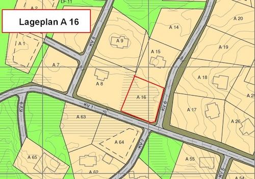Lageplan Grundstück A16