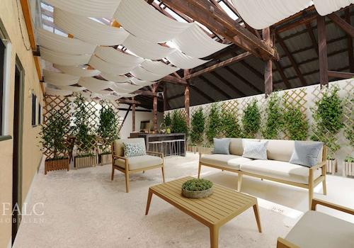 Gemeinschaftliche Terrasse