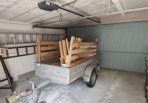 Garage von innen