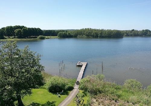 Seeblick mit Steg