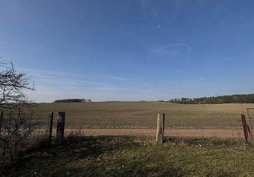 Ausblick vom Grundstück