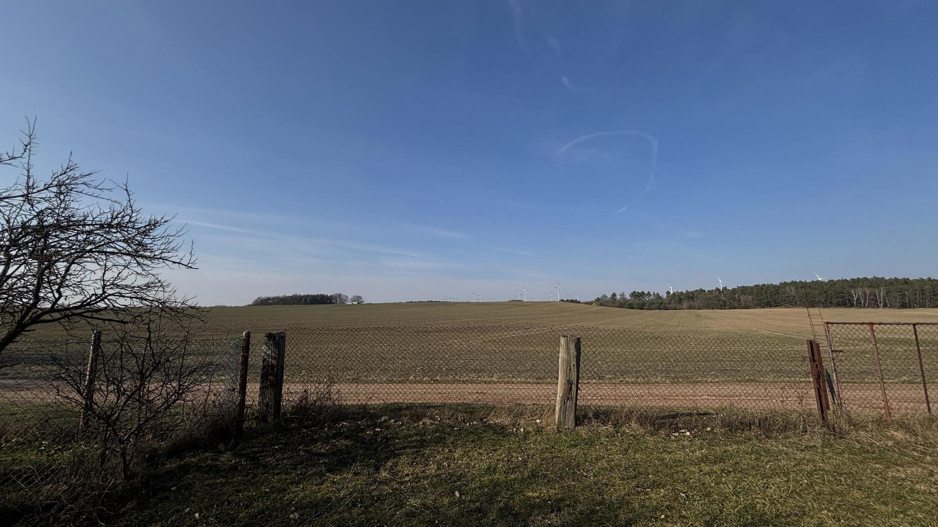 Ausblick vom Grundstück