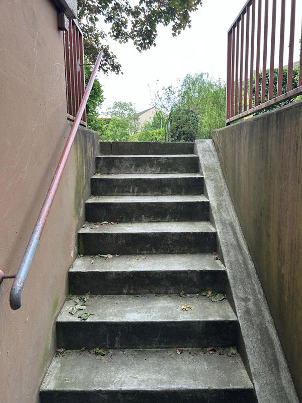 ... direktem Gartenausgang