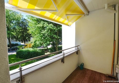 Blick vom Balkon