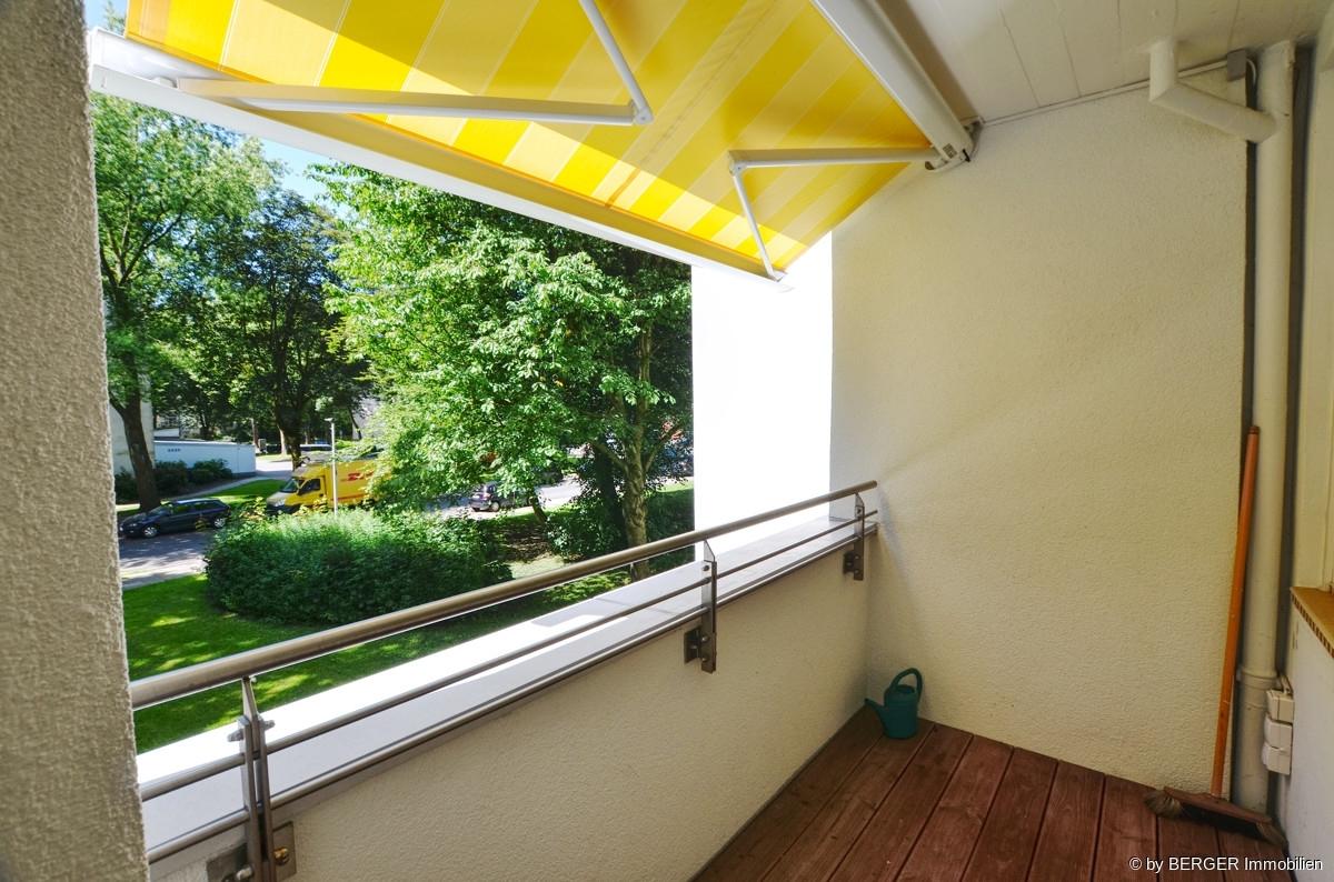 Blick vom Balkon