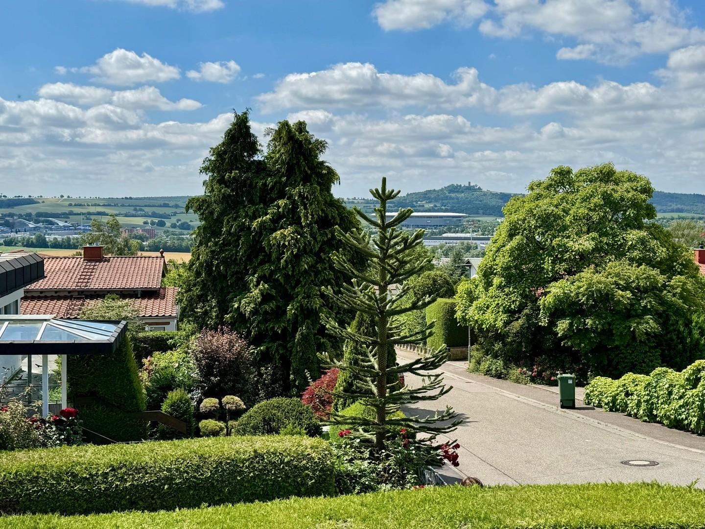 Ausblick von Dachterrasse