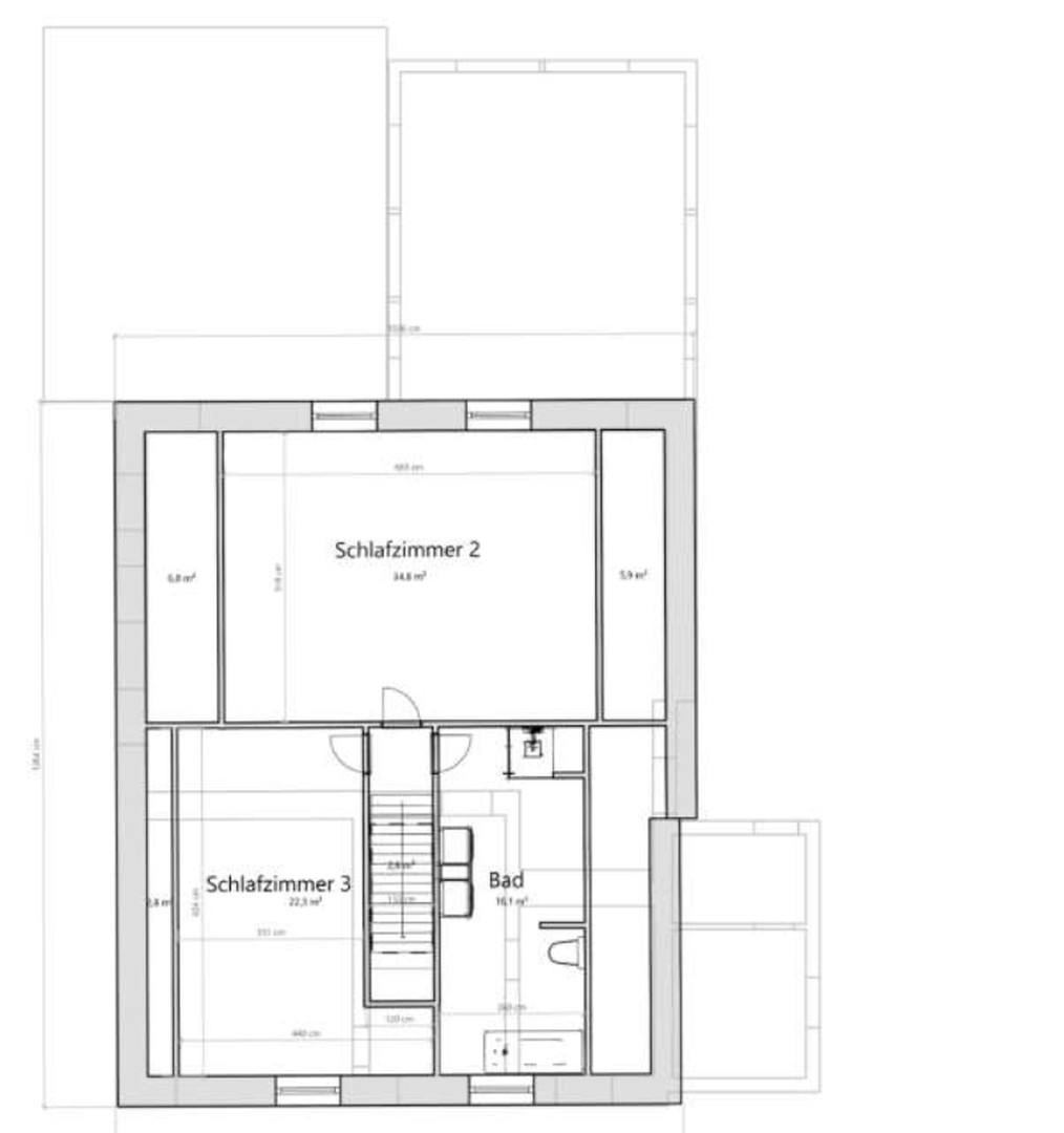 Grundriss Obergeschoss