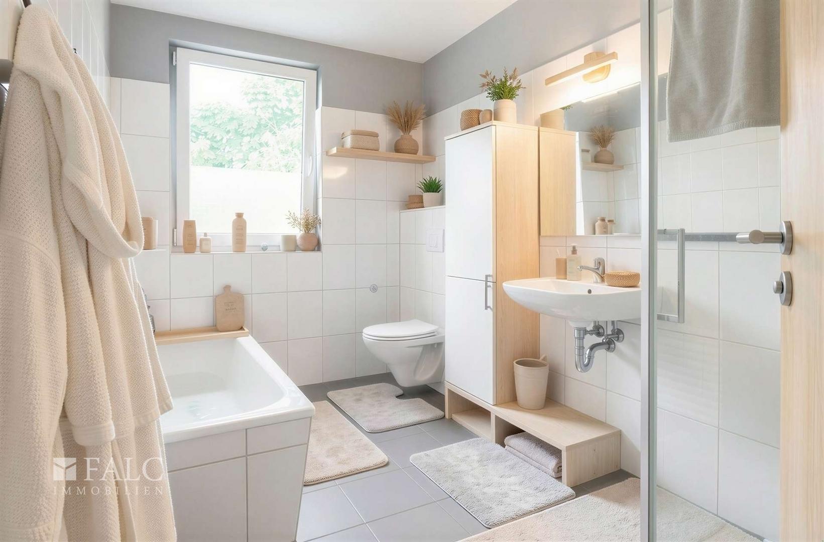 Badezimmer Whg. 2e - (KI generiert)