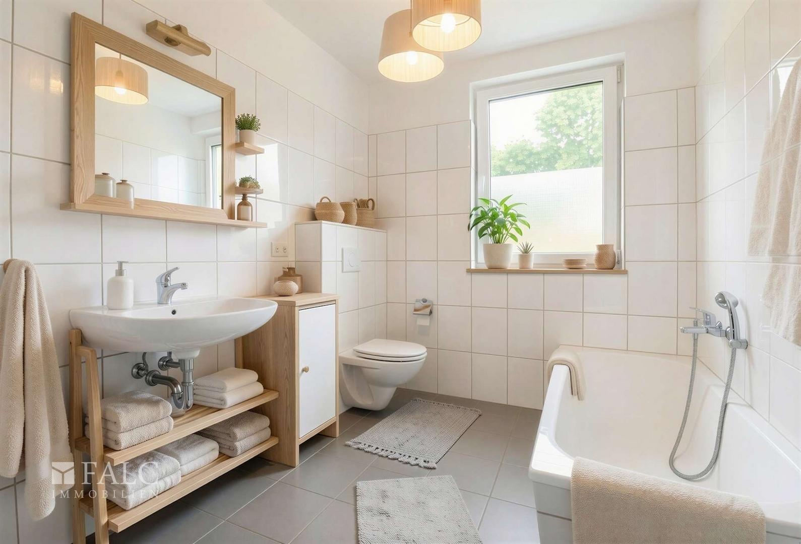 Badezimmer Whg. 2f - (KI generiert)