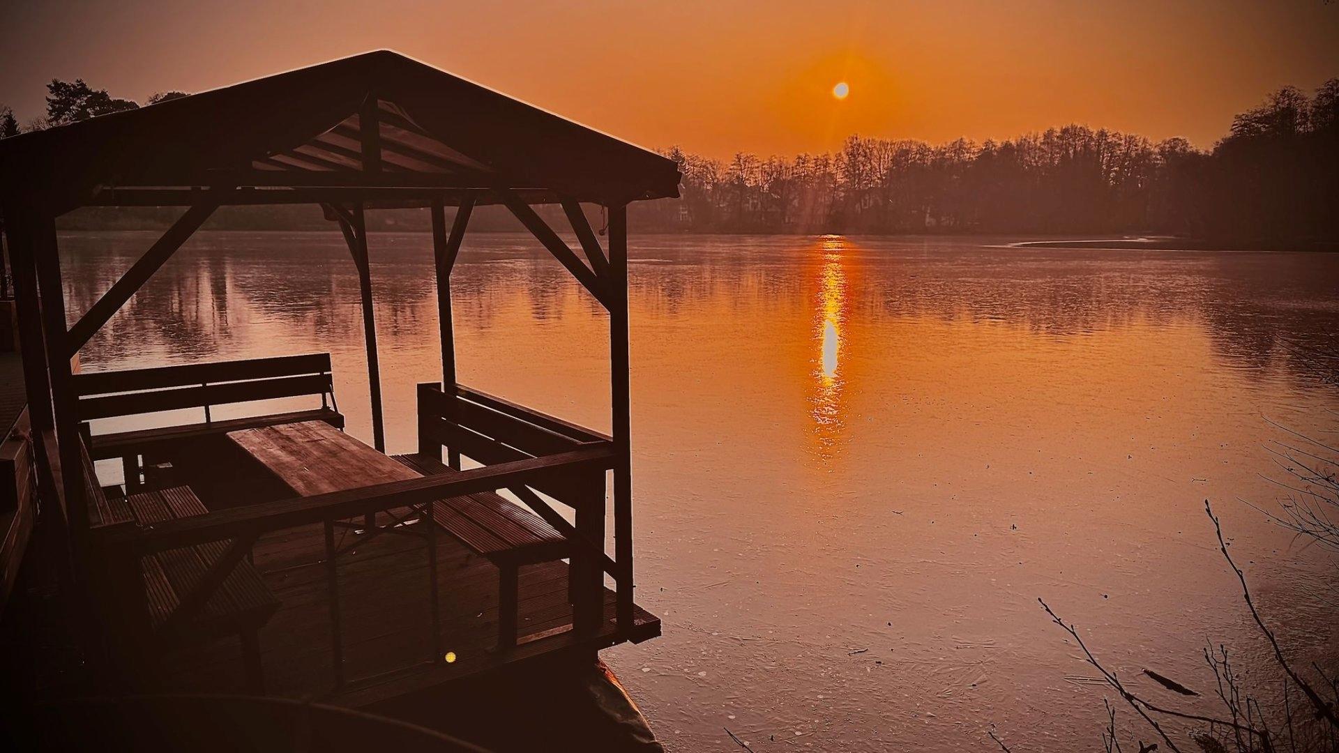 Sonnenuntergang See