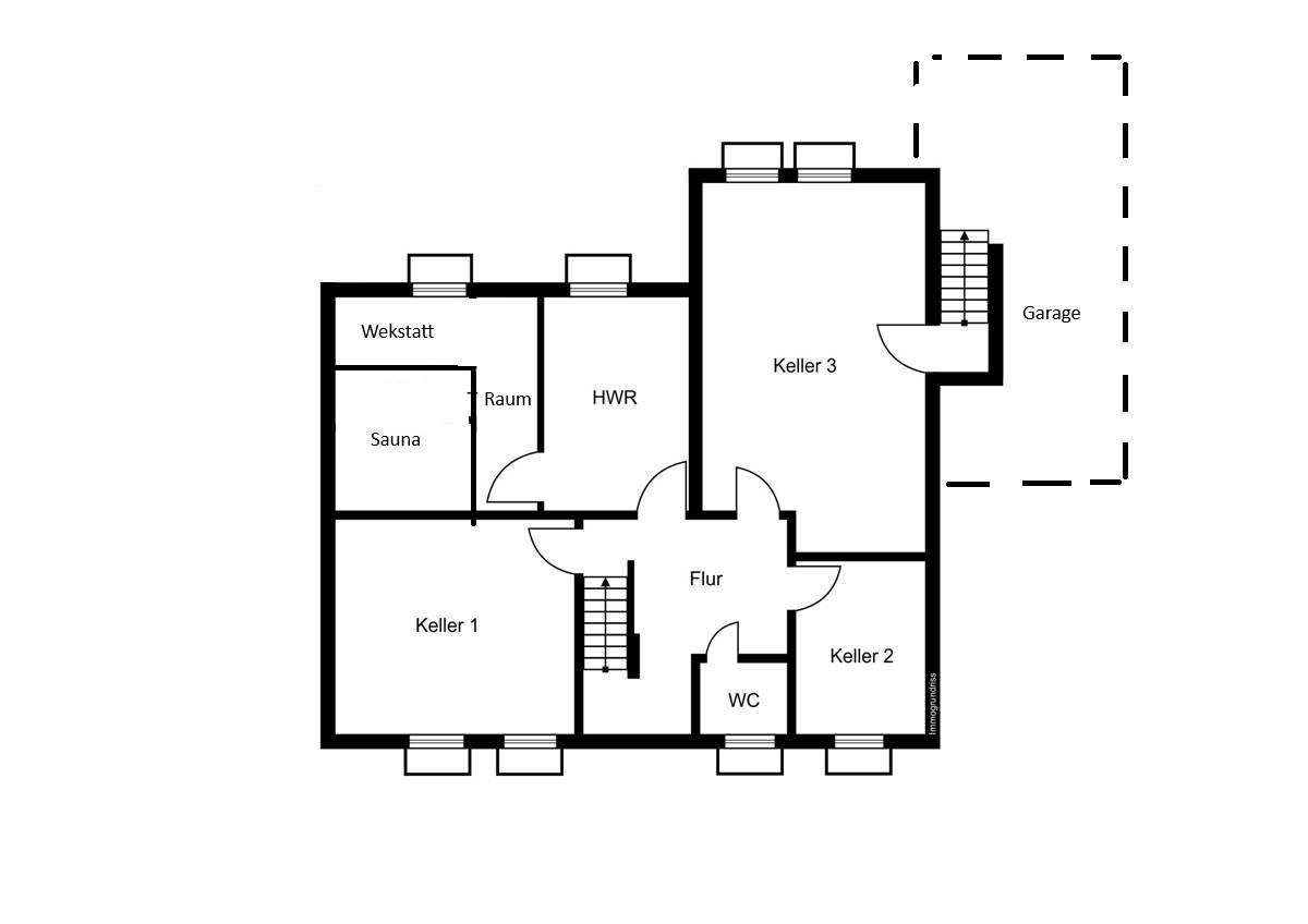 Grundriss KG 