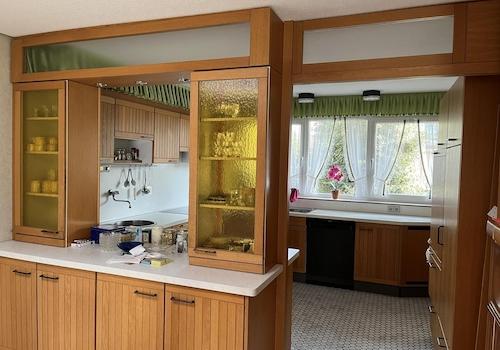 Küche von Esszimmer