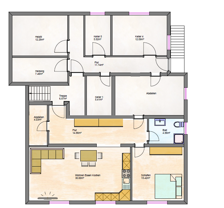 Grundriss UG