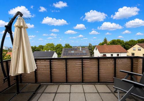Balkon mit Aussicht