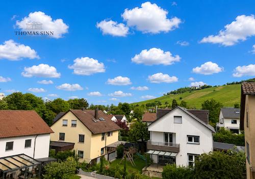 Ausblick vom Balkon