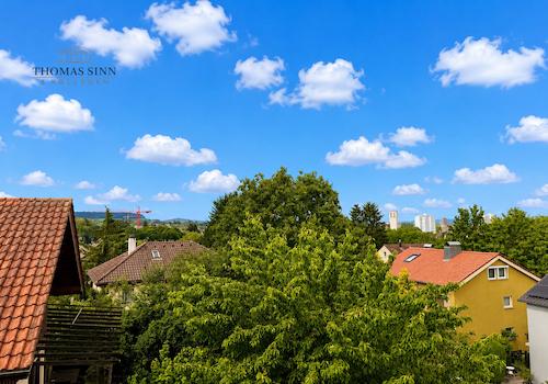 Ausblick vom Balkon