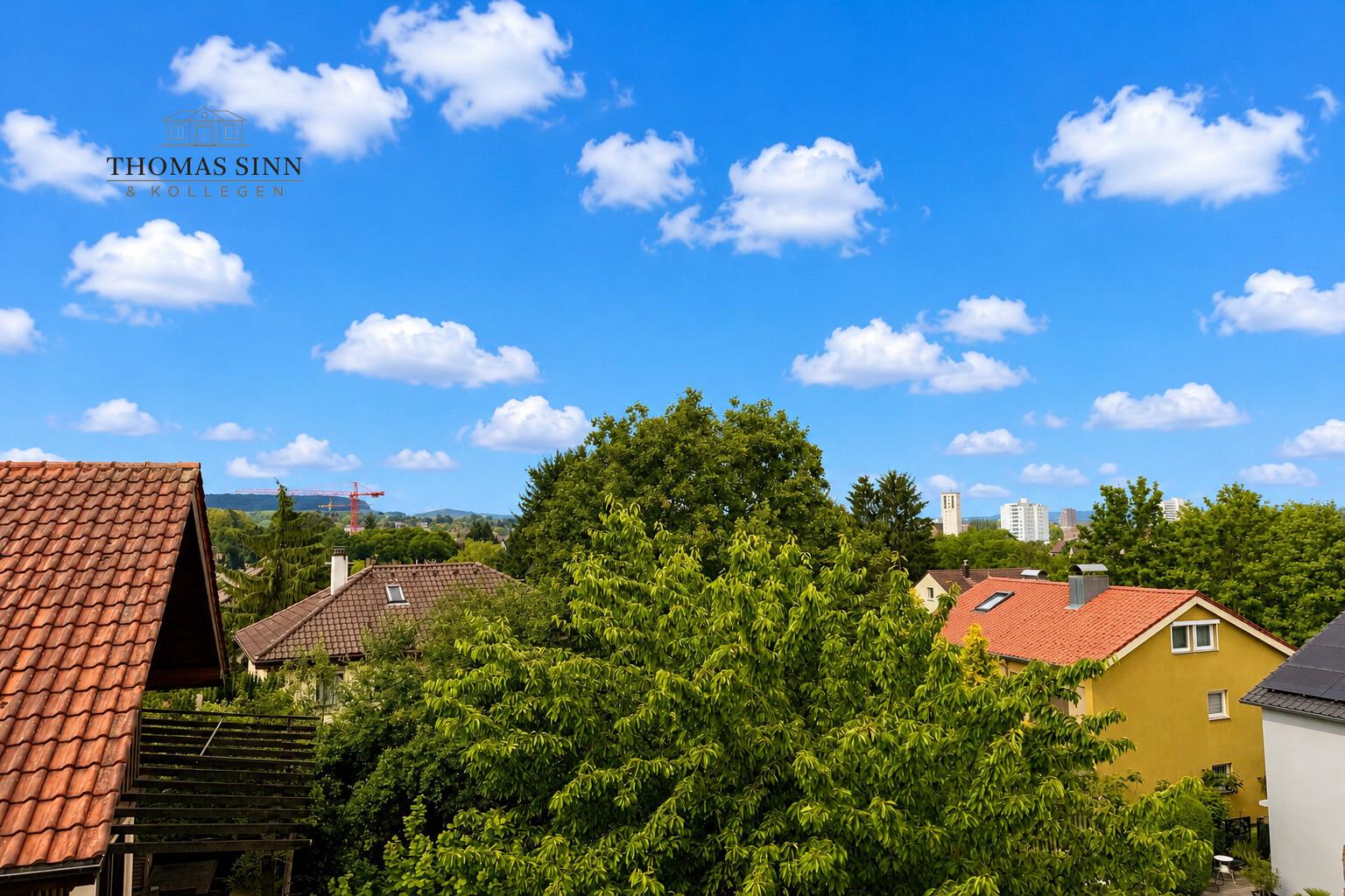 Ausblick vom Balkon