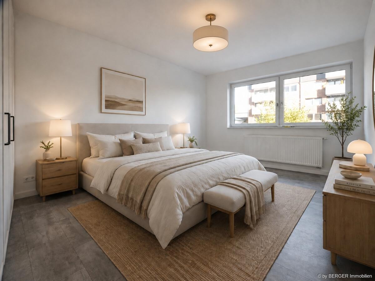 Schlafzimmer (Einrichtung KI-generiert)