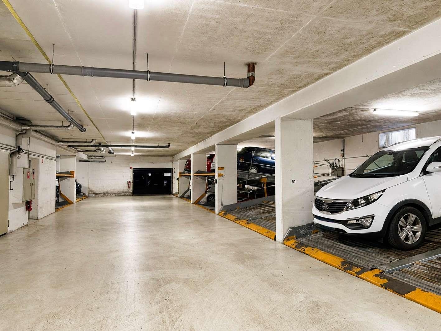 Tiefgarage mit Duplex-Parker