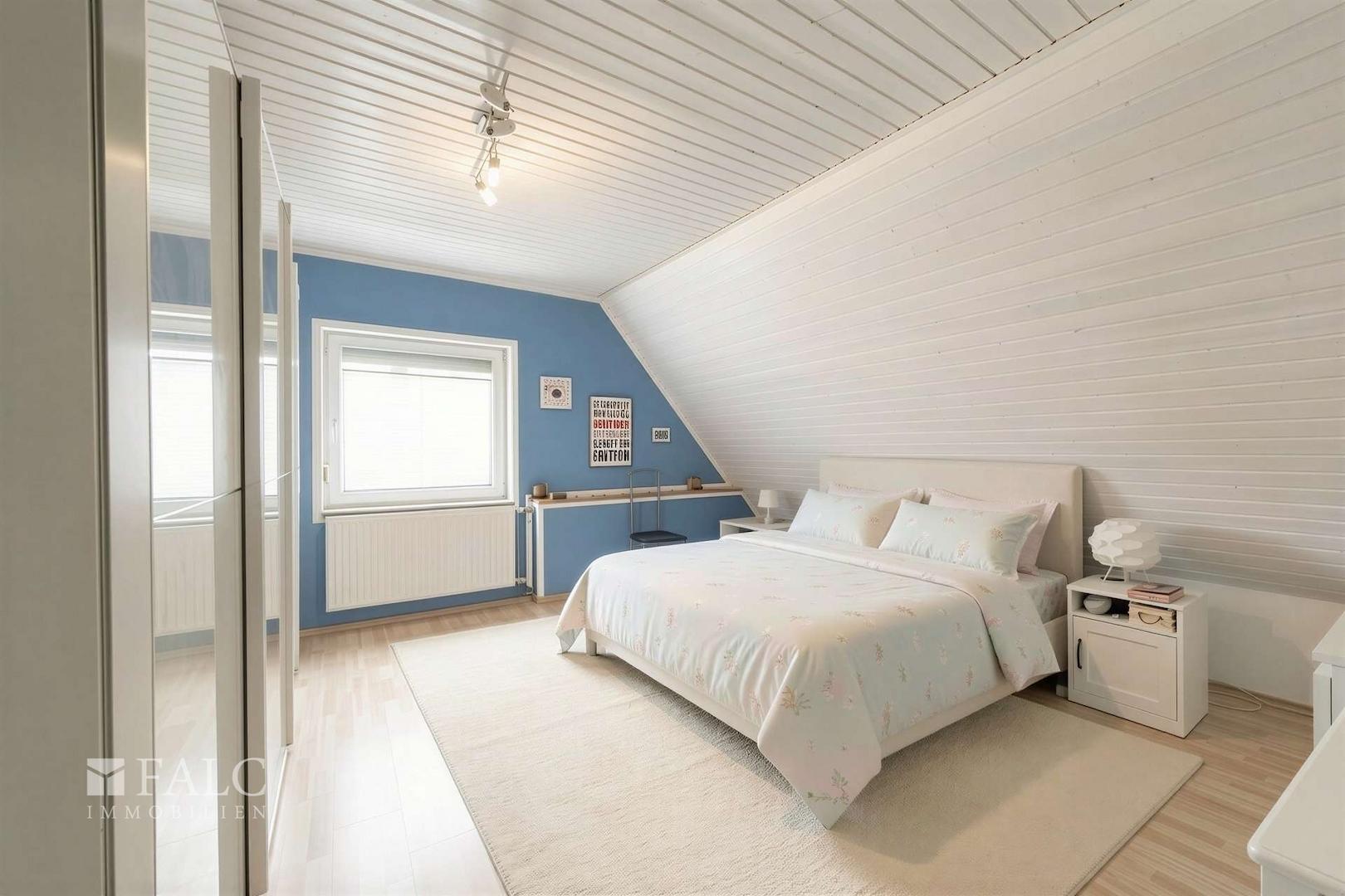Schlafenzimmer 1 DG - (KI generiert)