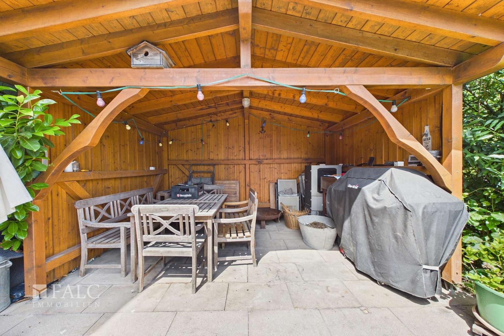 Garten.- Partyhütte 