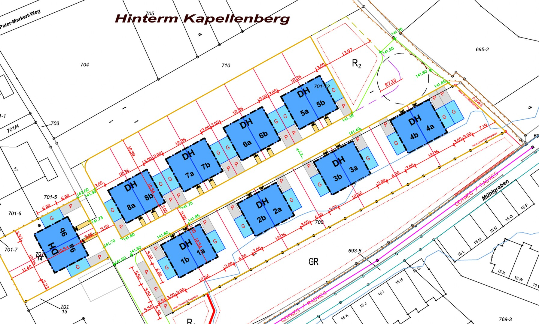 Lageplan Grundstück