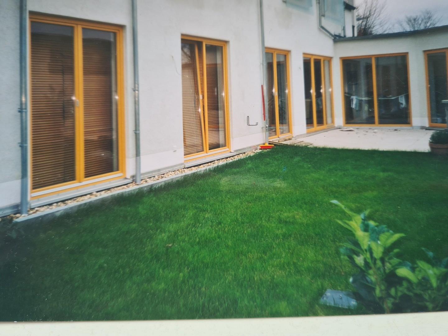 Ansicht der Wohnung aus dem Ga