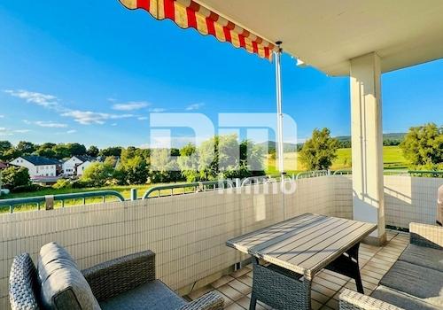 Balkon / Panoramablick ins Grüne