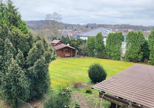 Aussicht vom Balkon