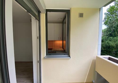 Loggiafenster zur Küche