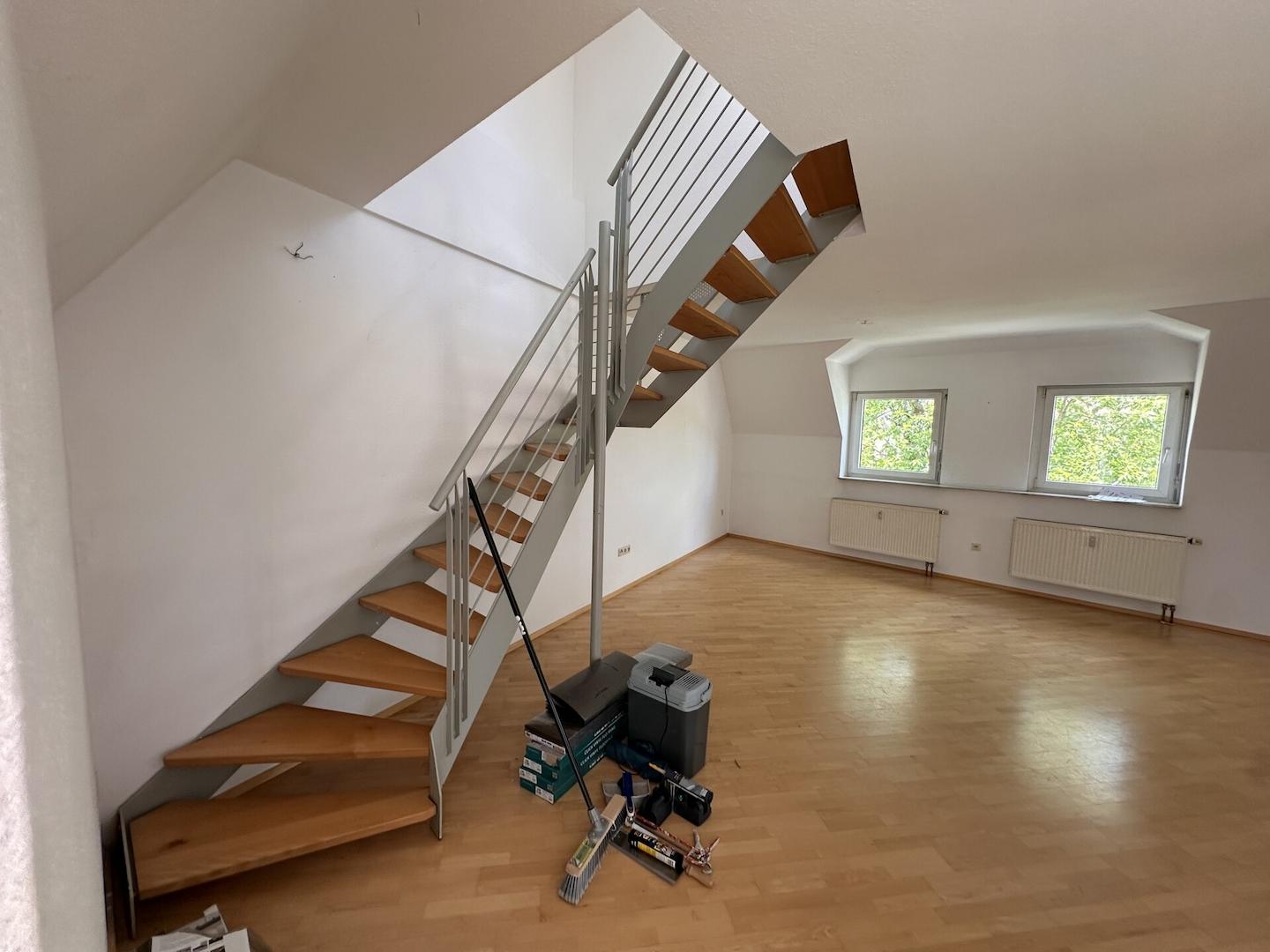 Treppe zum Schlafzimmer