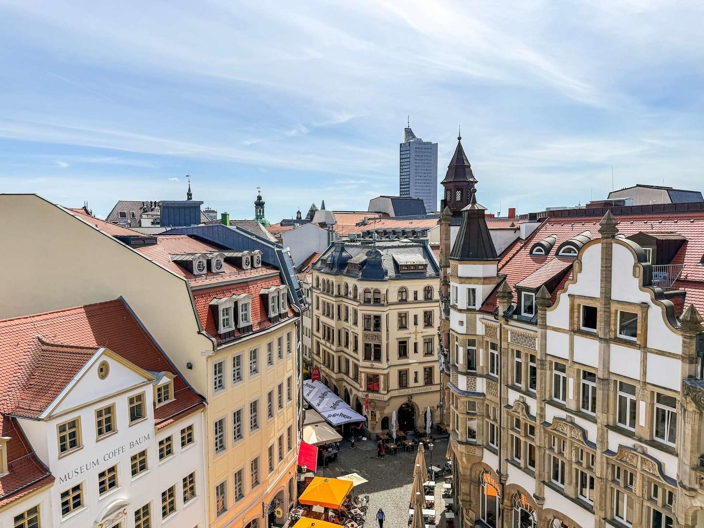 Blick vom Wohnbereich