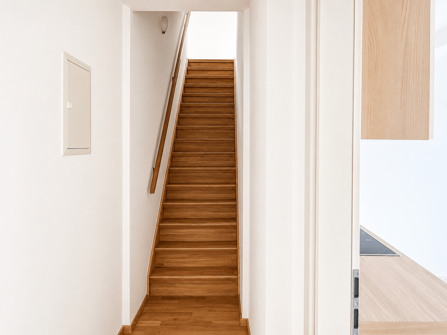 Treppe zur oberen Etage
