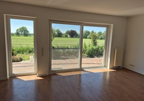 Blick aus dem Wohnzimmer