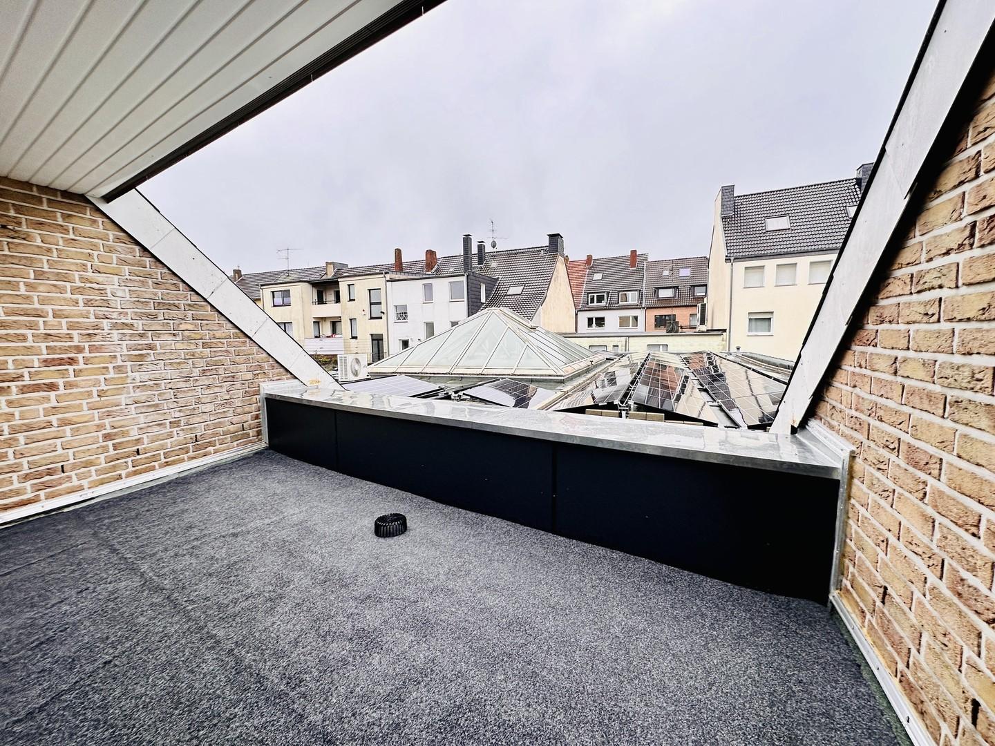 Balkon in Südausrichtung