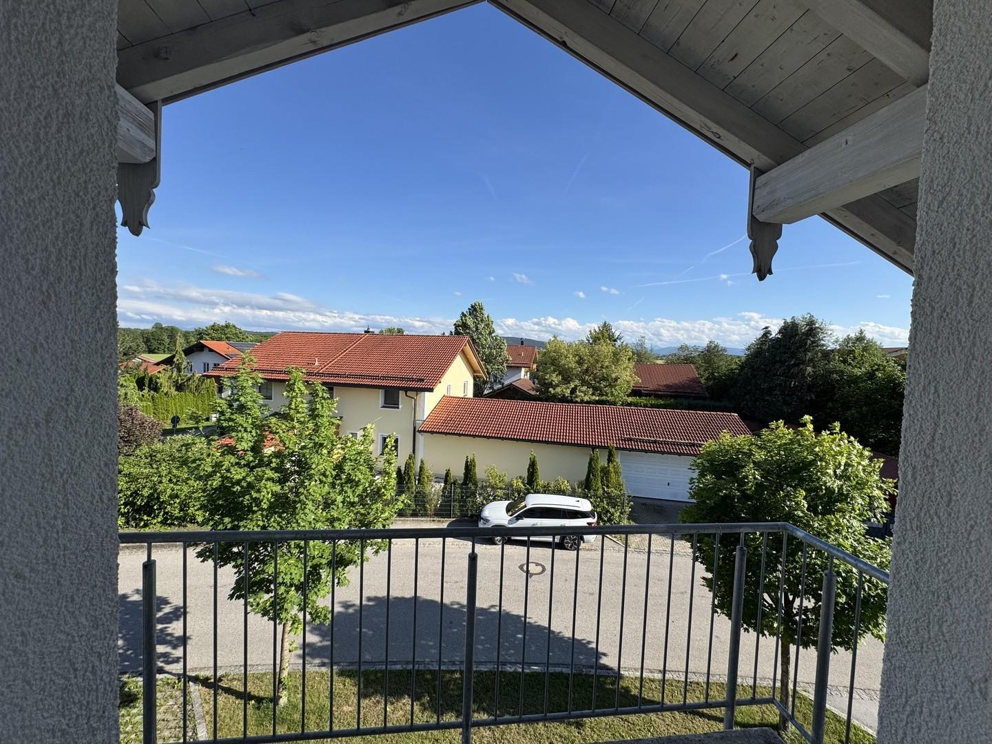 Ausblick vom Südbalkon