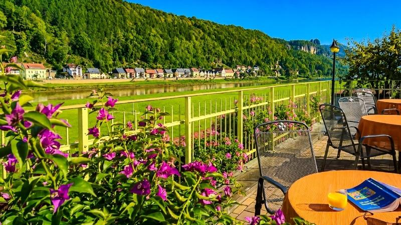Ausblick von Terrasse