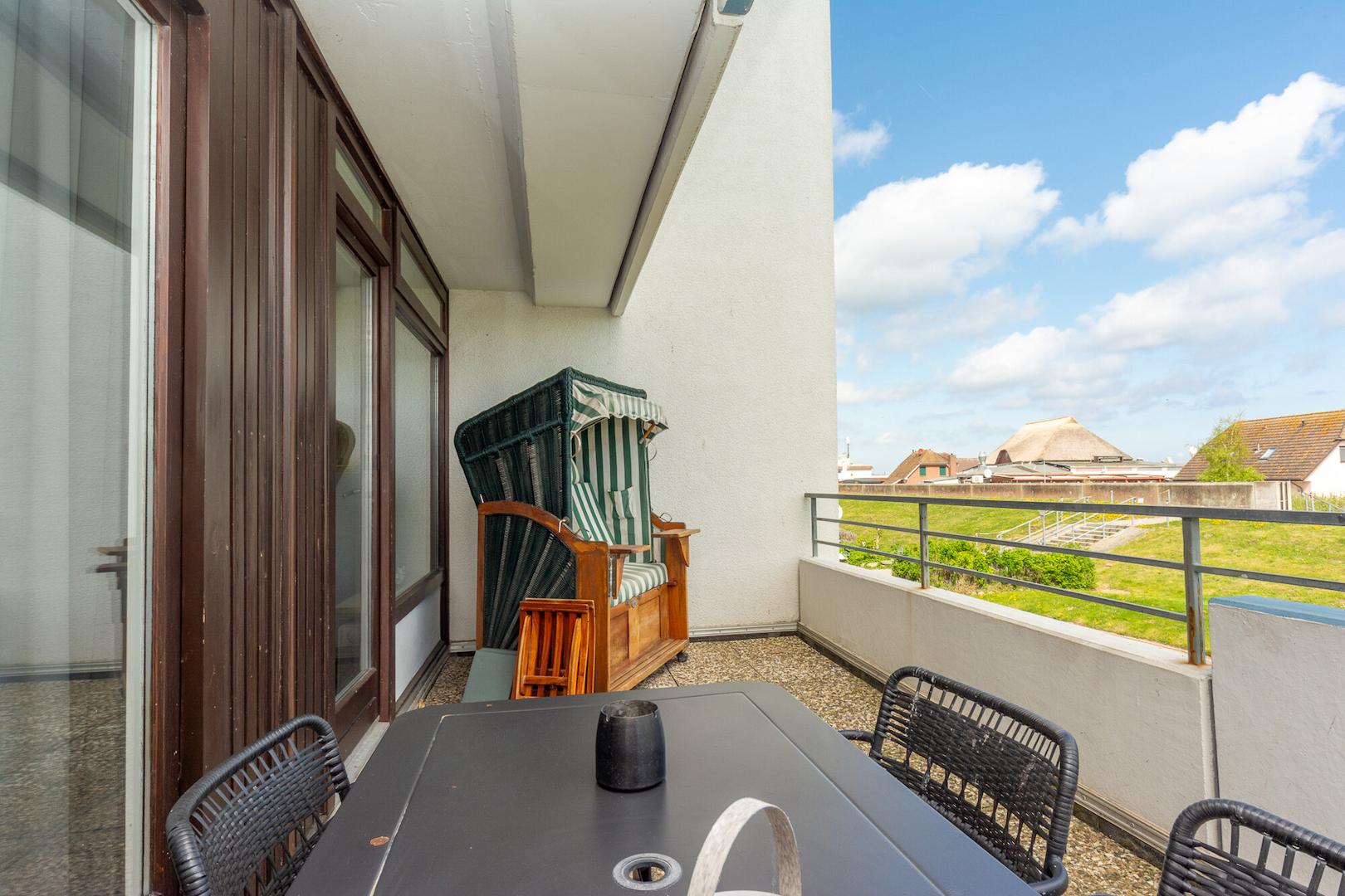 Balkon zu Seeseite "Waterkant"