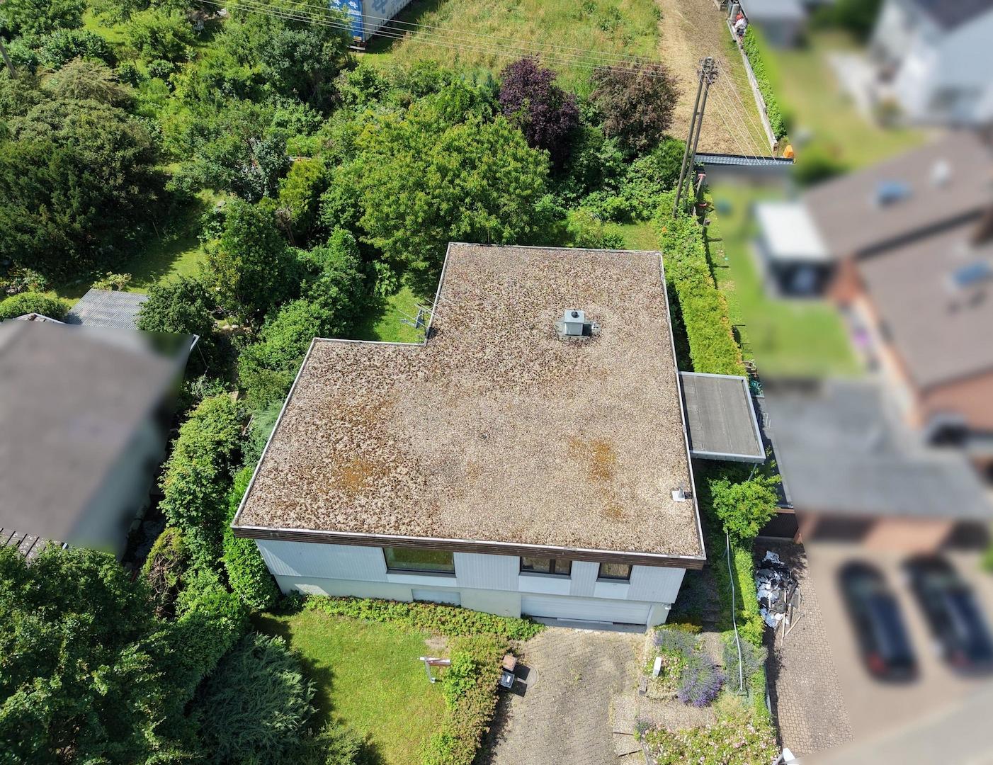 Luftbild des Anwesens
