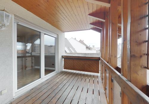 Balkon, Maisonettewohnung