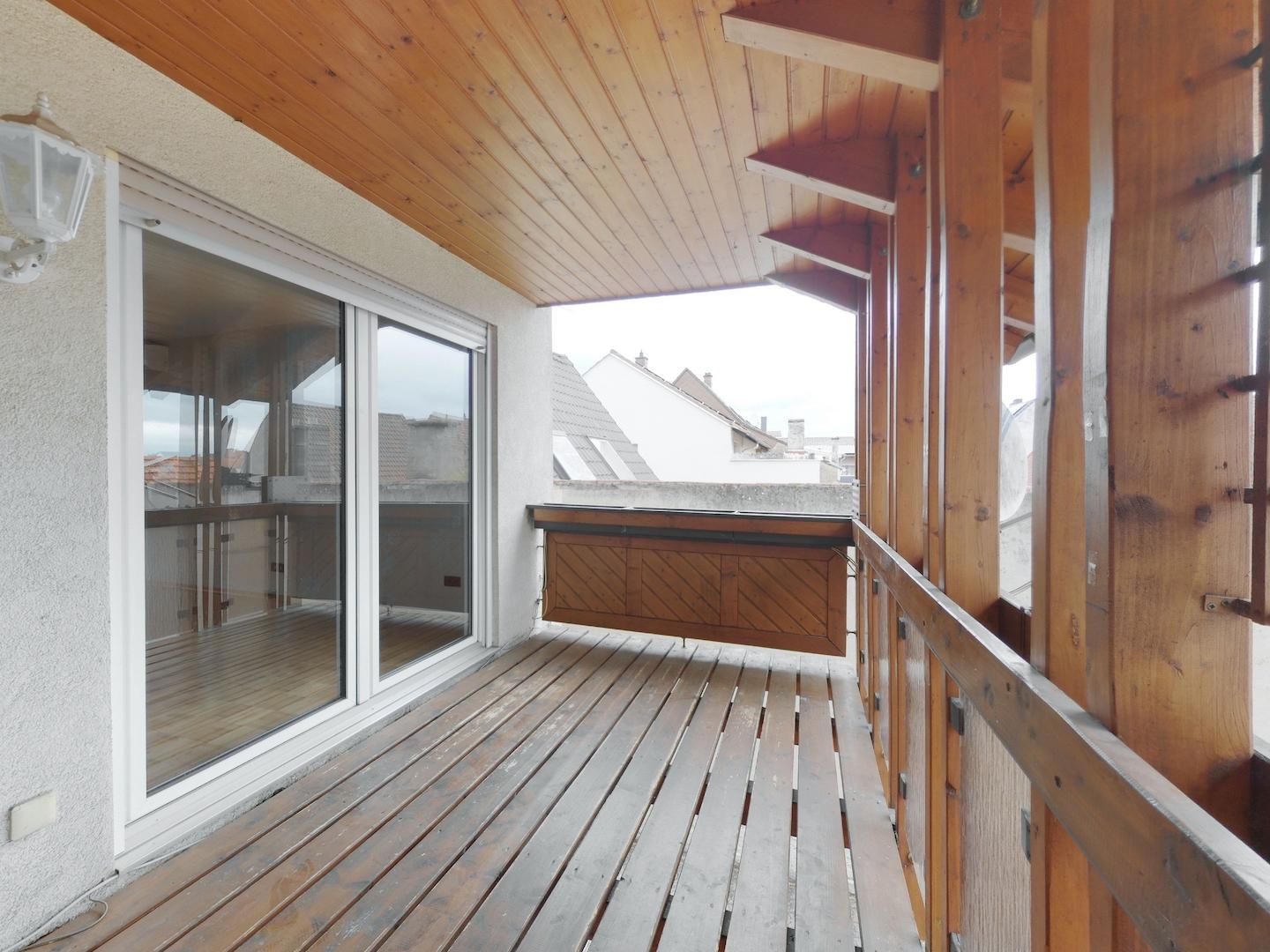 Balkon, Maisonettewohnung